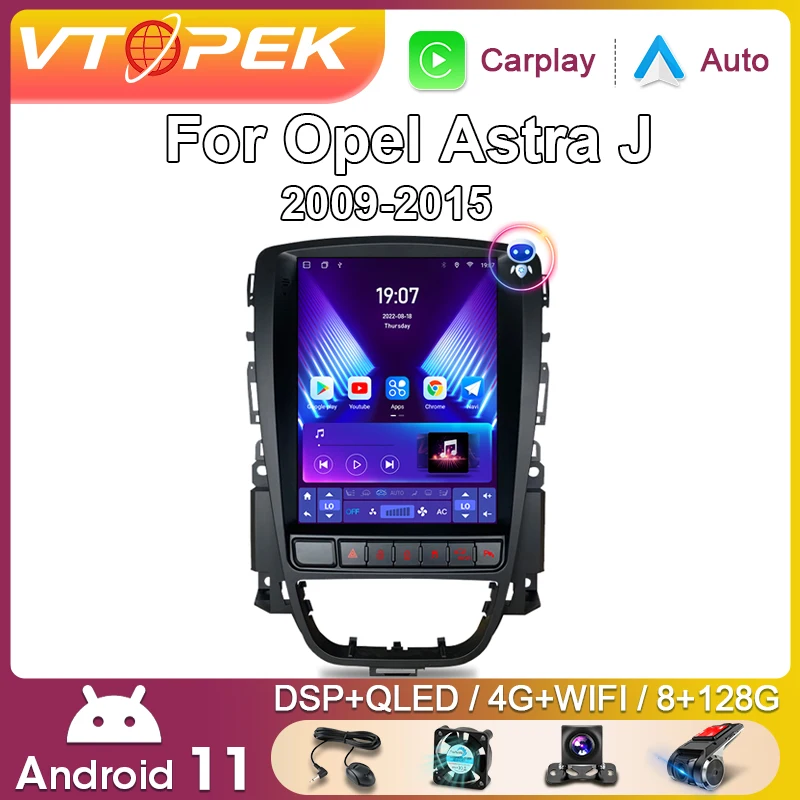 Автомобильный радиоприемник Vtopek 2 Din Android для Opel Cascada Astra J Buick Excelle 2009-2015, мультимедийный плеер, навигация, Carplay, авто стерео
Автомобильный радиоприемник Vtopek 2 Din Android для Opel Cascada Astra J Buick Excelle 2009-2015, мультимедийный плеер, навигация, Carplay, авто стерео