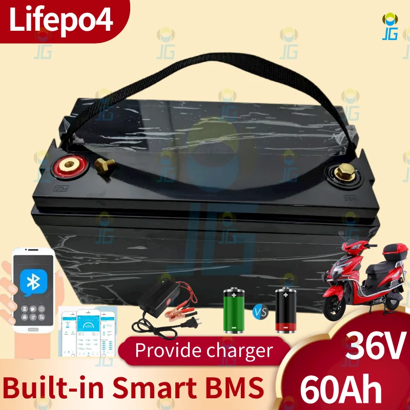 JG-водонепроницаемый аккумулятор Lifepo4 36 В 60 Ач с BMS для скутера 3000 Вт 1500 Вт, трехколесного велосипеда, солнечная резервная мощность, тележка для гольфа + зарядное устройство 10 А
JG-водонепроницаемый аккумулятор Lifepo4 36 В 60 Ач с BMS для скутера 3000 Вт 1500 Вт, трехколесного велосипеда, солнечная резервная мощность, тележка для гольфа + зарядное устройство 10 А