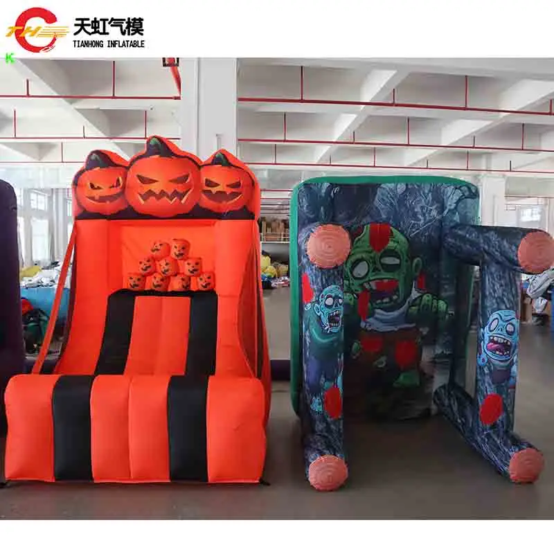 Надувной игровой комплекс «5 в 1» на Хэллоуин: карнавальные игры для детей — баскетбол, метание кольца
Надувной игровой комплекс «5 в 1» на Хэллоуин: карнавальные игры для детей — баскетбол, метание кольца