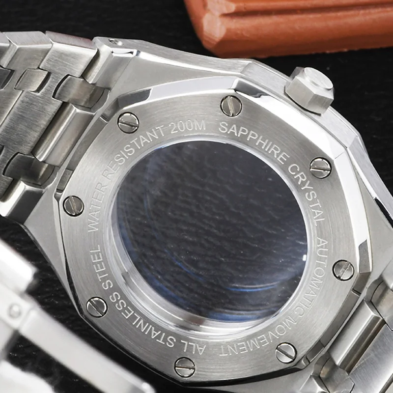 HEIMDALLR 316L steel watch case with steel strap Sapphire glass with cover fit NH35A/36A Automatic movement Dive watches case
HEIMDALLR 316L steel watch case with steel strap Sapphire glass with cover fit NH35A/36A Automatic movement Dive watches case