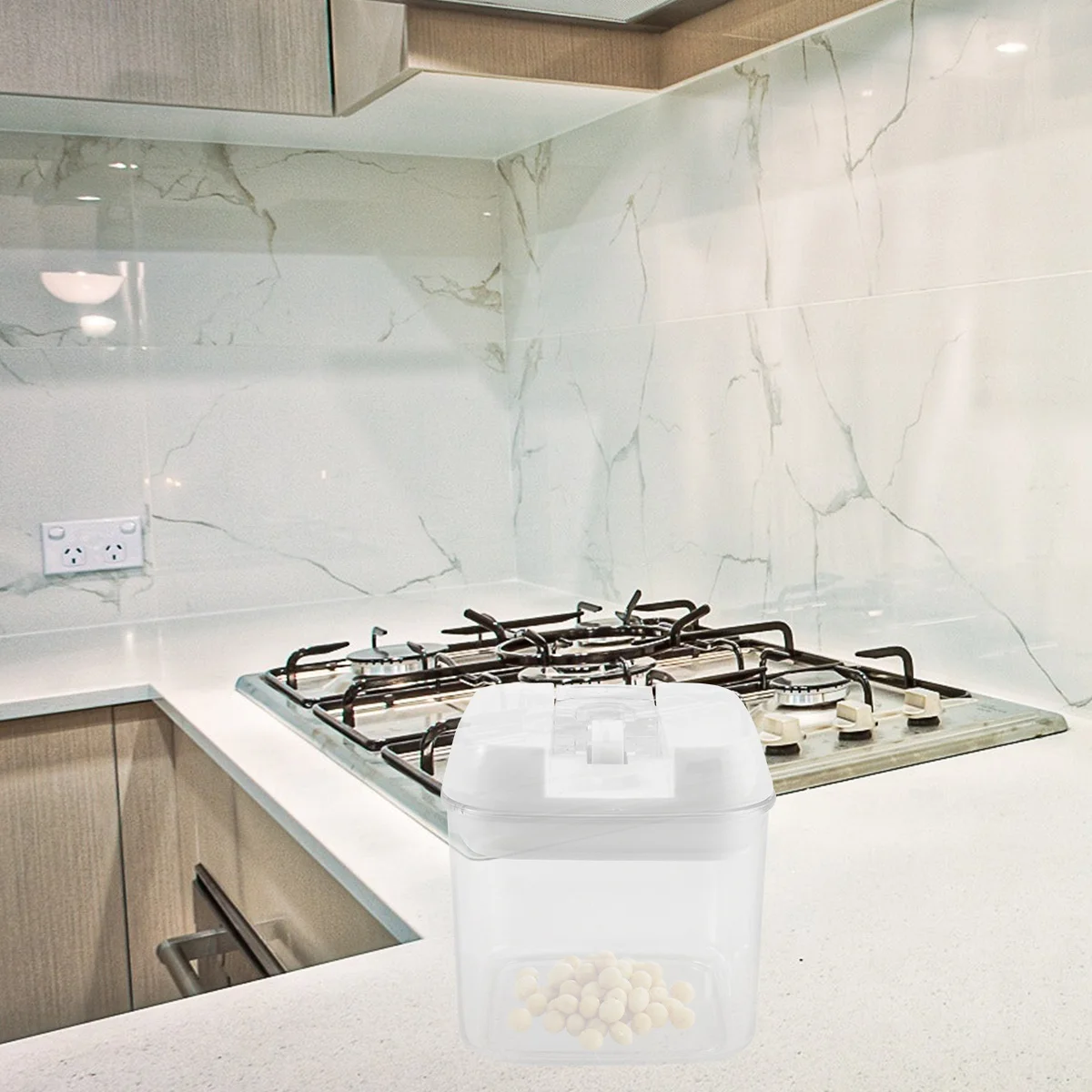 1Pcs Airtight Food Storage Jar Transparent Plastic Kitchen Container Sealed Organizer for Cereals Dry Food Grains Nuts
1Pcs Airtight Food Storage Jar Transparent Plastic Kitchen Container Sealed Organizer for Cereals Dry Food Grains Nuts