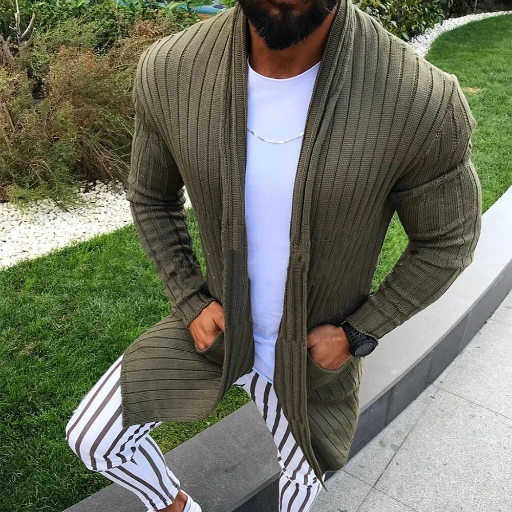 2023 Spring and Autumn Men's New Fashion Casual Knitted Cardigan Slim Fit Autumn/Winter Sweater Coat
2023 Spring and Autumn Men's New Fashion Casual Knitted Cardigan Slim Fit Autumn/Winter Sweater Coat