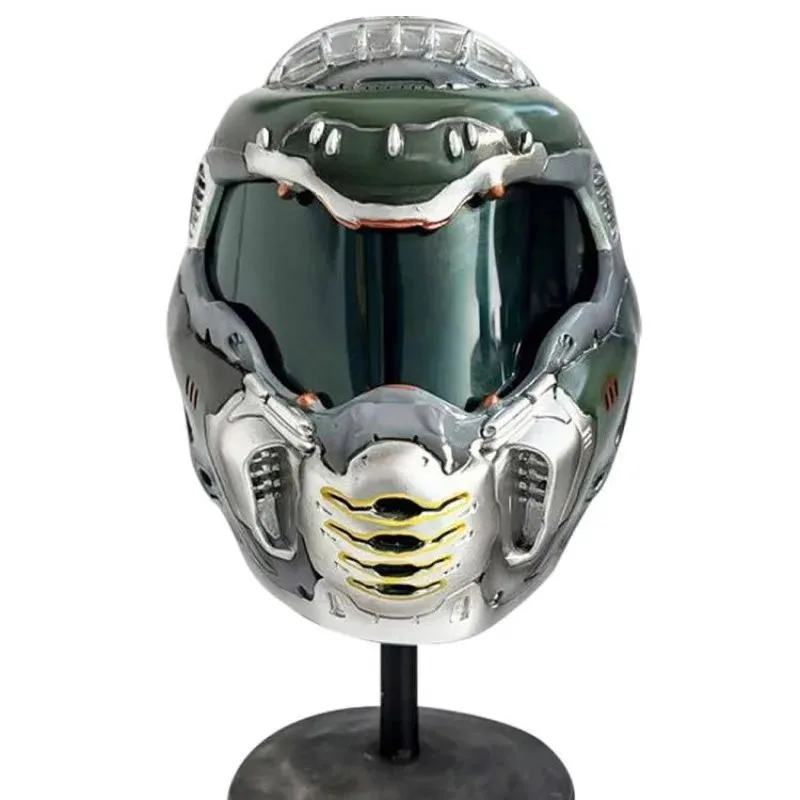 Movie Cosplay DOOM Eternal Helmet Mask for Man Resin Material High Quality Halloween Mask Masquerade Carnival Party Props
Movie Cosplay DOOM Eternal Helmet Mask for Man Resin Material High Quality Halloween Mask Masquerade Carnival Party Props