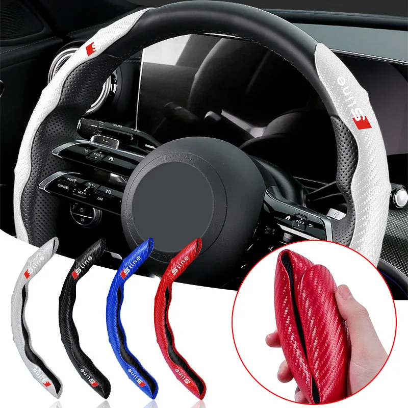 Wheel Cover Carbon Fiber Sports Ultra-thin Non-slip Card Cover Car Steering for Audi Sline TT A4 A5 A6 A7 Q7 Q8 A3 R8 Q2 Q3 Q5
Wheel Cover Carbon Fiber Sports Ultra-thin Non-slip Card Cover Car Steering for Audi Sline TT A4 A5 A6 A7 Q7 Q8 A3 R8 Q2 Q3 Q5