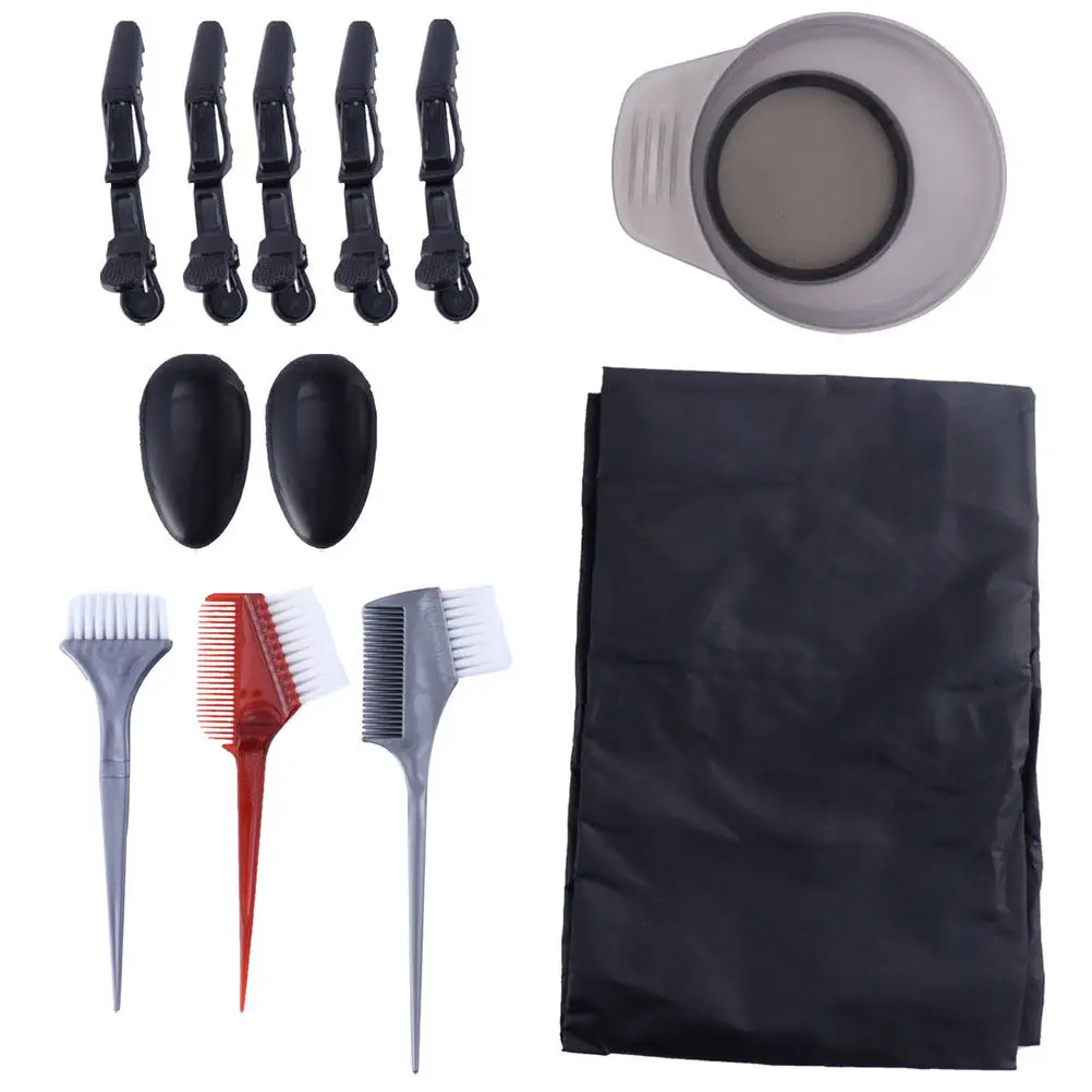 12Pcs Professional Hair Dyeing Kit for Home Salon Use DIY Hair Coloring Tools Set with Bowl Brush Cape Tint Mixing Supplies
12Pcs Professional Hair Dyeing Kit for Home Salon Use DIY Hair Coloring Tools Set with Bowl Brush Cape Tint Mixing Supplies
