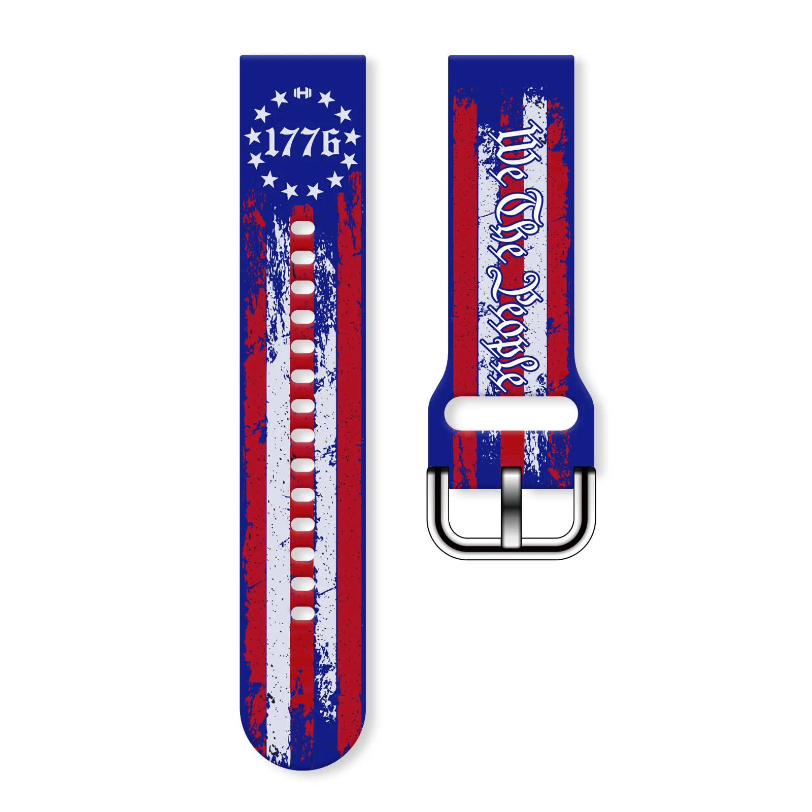 20mm American 1776 Printed Strap for Samsung Galaxy 7/6/5 40mm 44mm Band Replaceable Bracelet 22mm for Xiaomi Amazfit Watchband 
20mm American 1776 Printed Strap for Samsung Galaxy 7/6/5 40mm 44mm Band Replaceable Bracelet 22mm for Xiaomi Amazfit Watchband