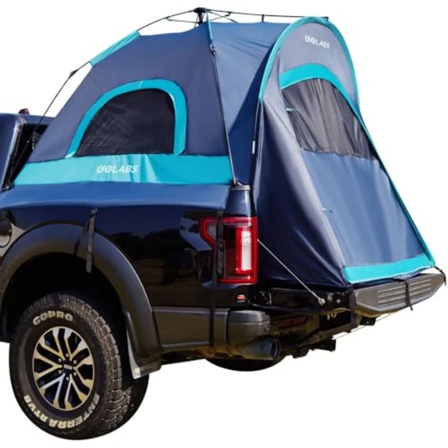Truck Bed Tent for 5-6 Feet Bed, 8-Minute Easy Setup by Pre-Assembled Design, Waterproof PU2000mm, 2-Person Portable with Extra
Truck Bed Tent for 5-6 Feet Bed, 8-Minute Easy Setup by Pre-Assembled Design, Waterproof PU2000mm, 2-Person Portable with Extra