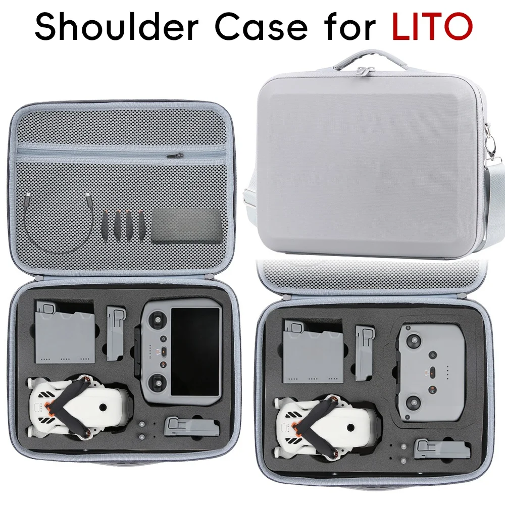 Storage Bag For DJI Lito X1 /Lito 1 Carrying Case with Shoulder Strap BOX for RC2 /RC-N3 Protective Drone Accessories
Storage Bag For DJI Lito X1 /Lito 1 Carrying Case with Shoulder Strap BOX for RC2 /RC-N3 Protective Drone Accessories
