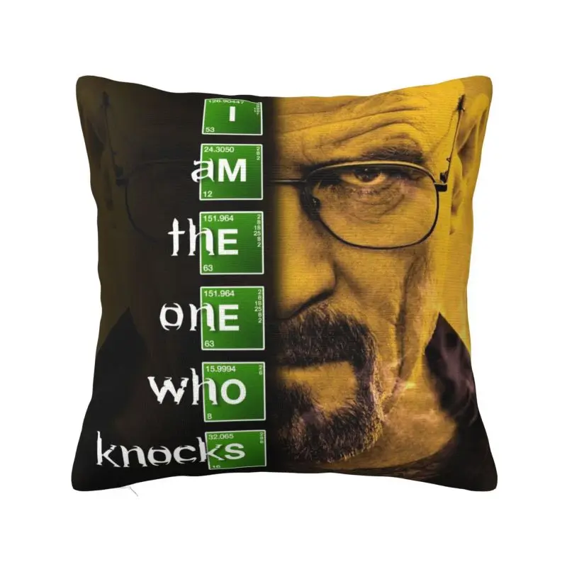 Custom Breaking Bad I Am The One Who Knocks Throw Pillow Covers Living Room Walter White Cushions for Sofa Square Pillowcase
Custom Breaking Bad I Am The One Who Knocks Throw Pillow Covers Living Room Walter White Cushions for Sofa Square Pillowcase