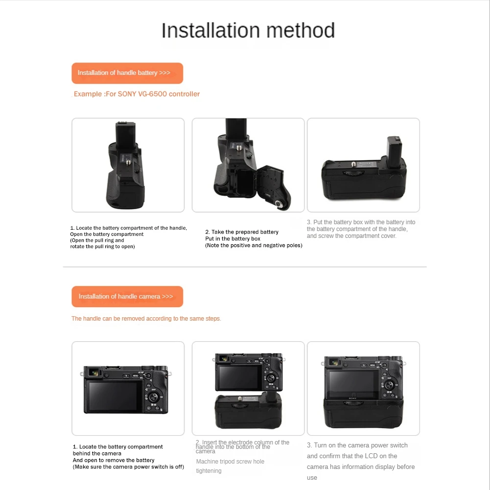 B50B-SLR Camera Handle Vertical Battery Grip Handle With Remote Control For Canon EOS RP Mirrorless Camera
B50B-SLR Camera Handle Vertical Battery Grip Handle With Remote Control For Canon EOS RP Mirrorless Camera