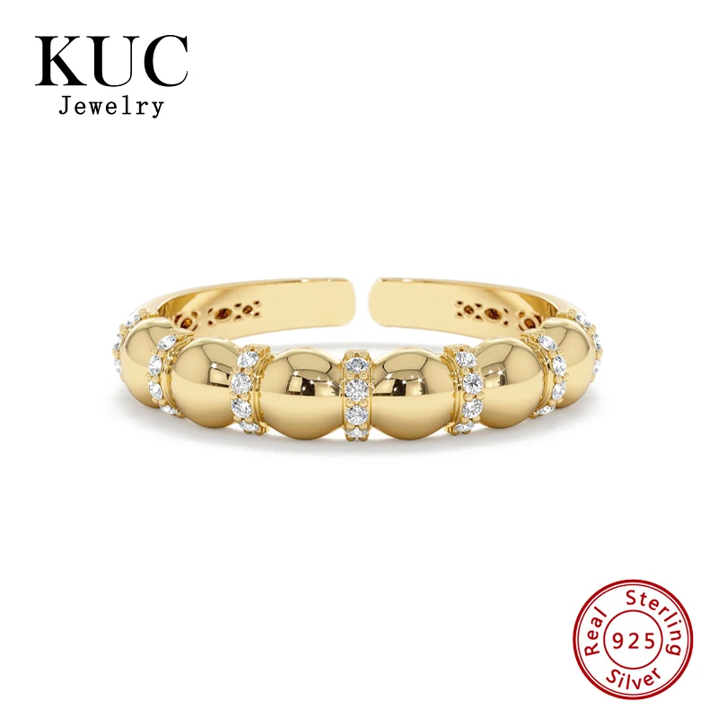 Luxury Fine Jewelry 925 Sterling Silver Unique Bubble Design Zircon 18k Gold Plated Rings for Girls
Luxury Fine Jewelry 925 Sterling Silver Unique Bubble Design Zircon 18k Gold Plated Rings for Girls