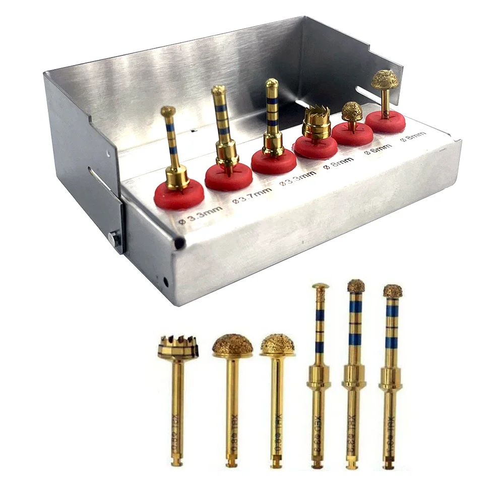 New Dental Implant Golden Sinus Lift Membrane Diamond Coated Bur Drills Lateral Approach Reamer Kit
New Dental Implant Golden Sinus Lift Membrane Diamond Coated Bur Drills Lateral Approach Reamer Kit