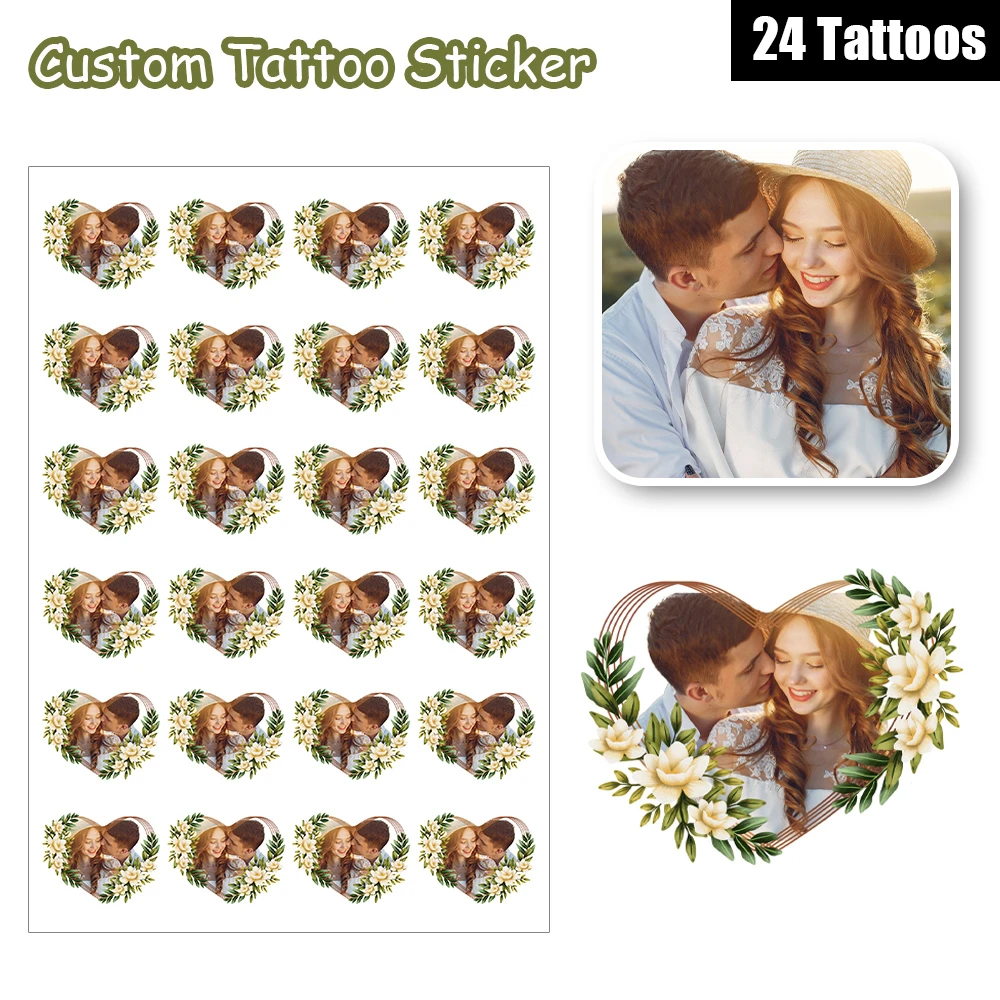 24 Designs Customized Personalized Waterproof Temporary Tattoo Sticker DIY Fake Tatoo With Love Heart Wreath Small Fresh Flower
24 Designs Customized Personalized Waterproof Temporary Tattoo Sticker DIY Fake Tatoo With Love Heart Wreath Small Fresh Flower