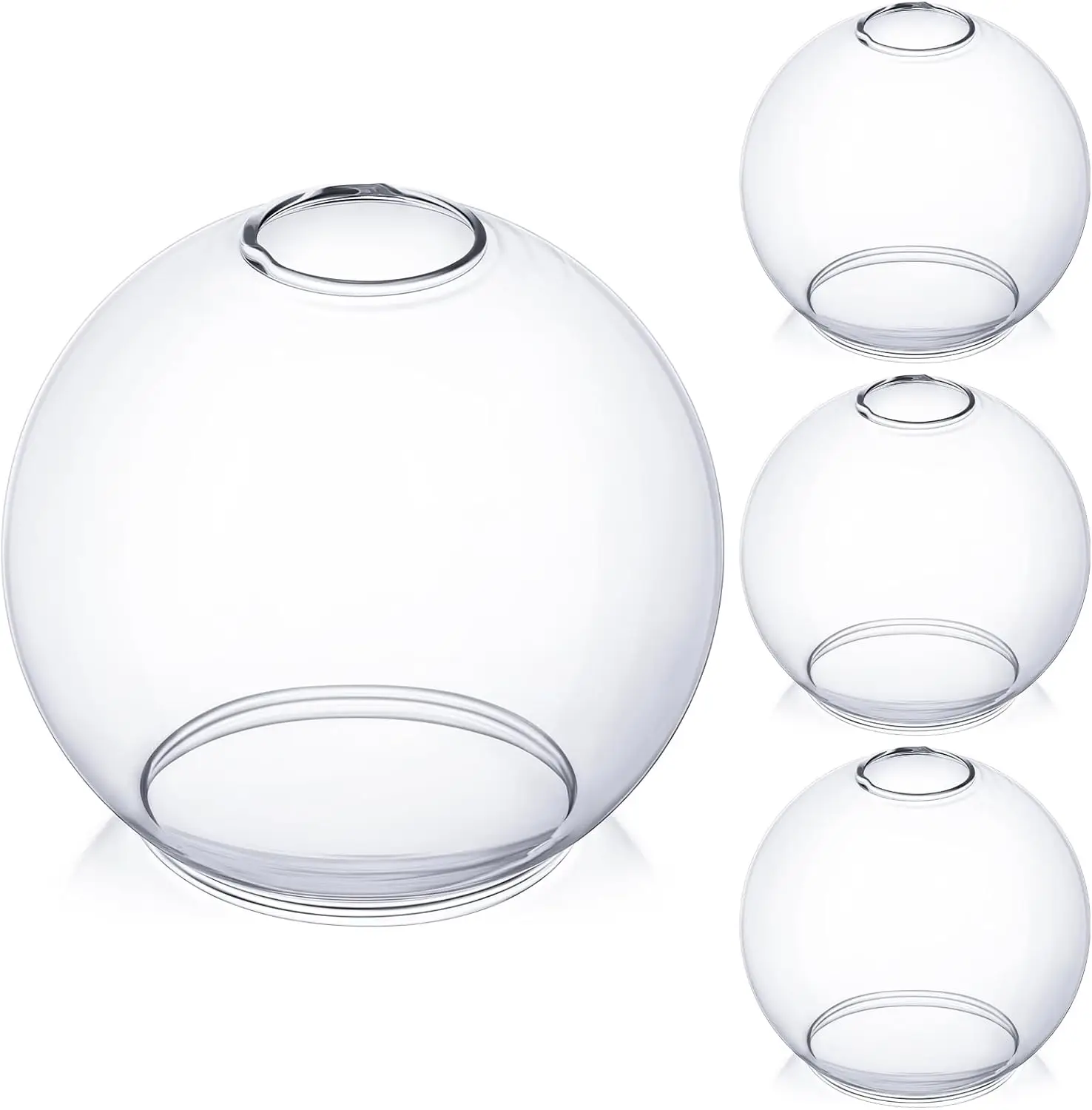 4 Pack Fixture Replacement Globe Shade 6 Inch Diameter E26 Base 1-5/8 Inch Fitter Round Glass Globe Lampshade Cover for
4 Pack Fixture Replacement Globe Shade 6 Inch Diameter E26 Base 1-5/8 Inch Fitter Round Glass Globe Lampshade Cover for