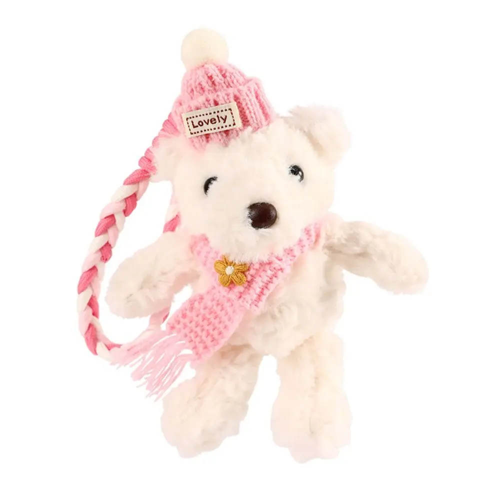 PP Cotton Bib Bear Plush Key Chain Scarf Creative Stuffed Bear Pendant Cute Anti-lost Bag Decoration Kindergarten Gifts
PP Cotton Bib Bear Plush Key Chain Scarf Creative Stuffed Bear Pendant Cute Anti-lost Bag Decoration Kindergarten Gifts