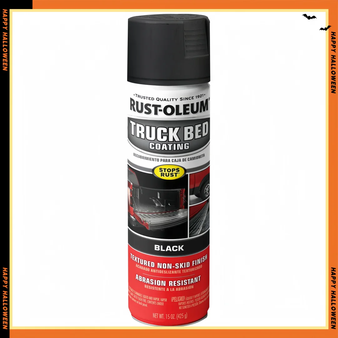 Черный спрей для подкладки кровати на 15 унций для пикапов — прочное антикоррозийное покрытие для автоматического восстановления 
Черный спрей для подкладки кровати на 15 унций для пикапов — прочное антикоррозийное покрытие для автоматического восстановления