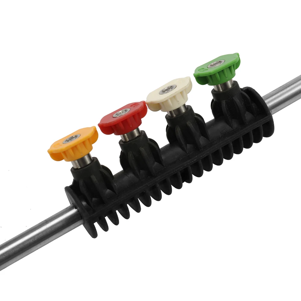 Adjustable High Pressure Car Wash Jet Lance For Karcher K Series With 4 Nozzle Tips Adjustable Angle Sprayer Curved Rod Washer
Adjustable High Pressure Car Wash Jet Lance For Karcher K Series With 4 Nozzle Tips Adjustable Angle Sprayer Curved Rod Washer