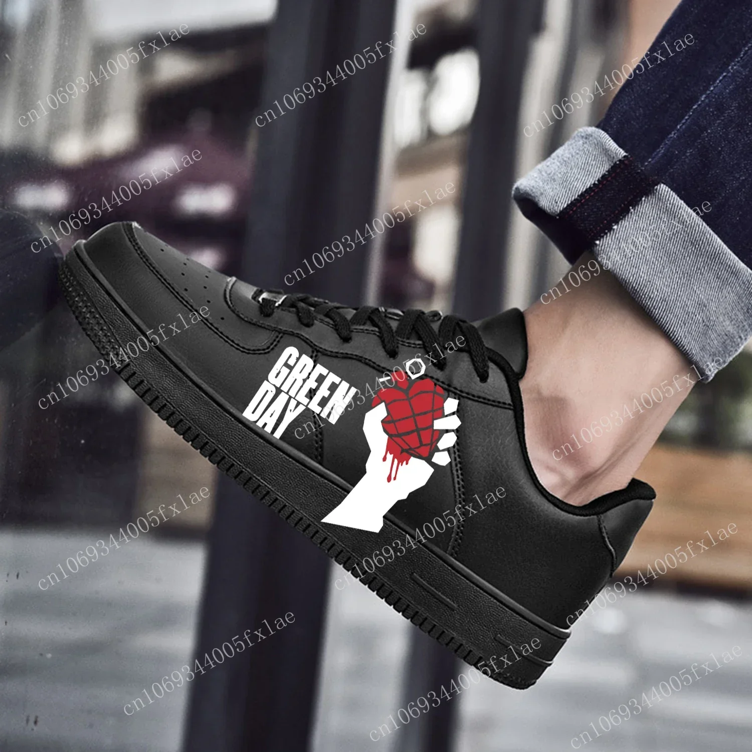 Green Day AF Basketball Mens Womens Sports Running High Quality Flats Force Sneakers Lace Up Mesh Customized Made Shoe Black
Green Day AF Basketball Mens Womens Sports Running High Quality Flats Force Sneakers Lace Up Mesh Customized Made Shoe Black
