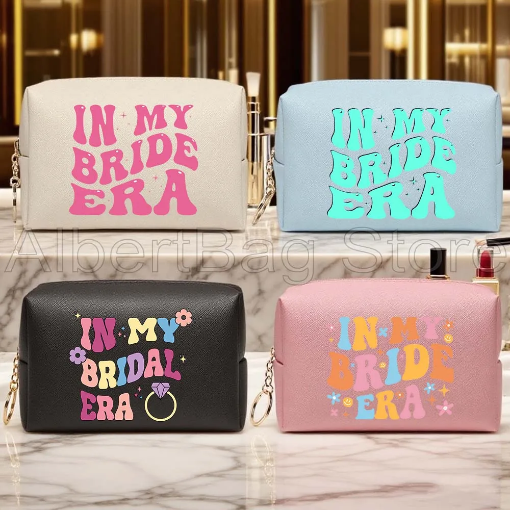 In My Bride Bridesmaid Era Cute Wedding Birthday Gifts PU Travel Cosmetic Bags Makeup Waterproof Toiletry Organizer Storage Bags 
In My Bride Bridesmaid Era Cute Wedding Birthday Gifts PU Travel Cosmetic Bags Makeup Waterproof Toiletry Organizer Storage Bags