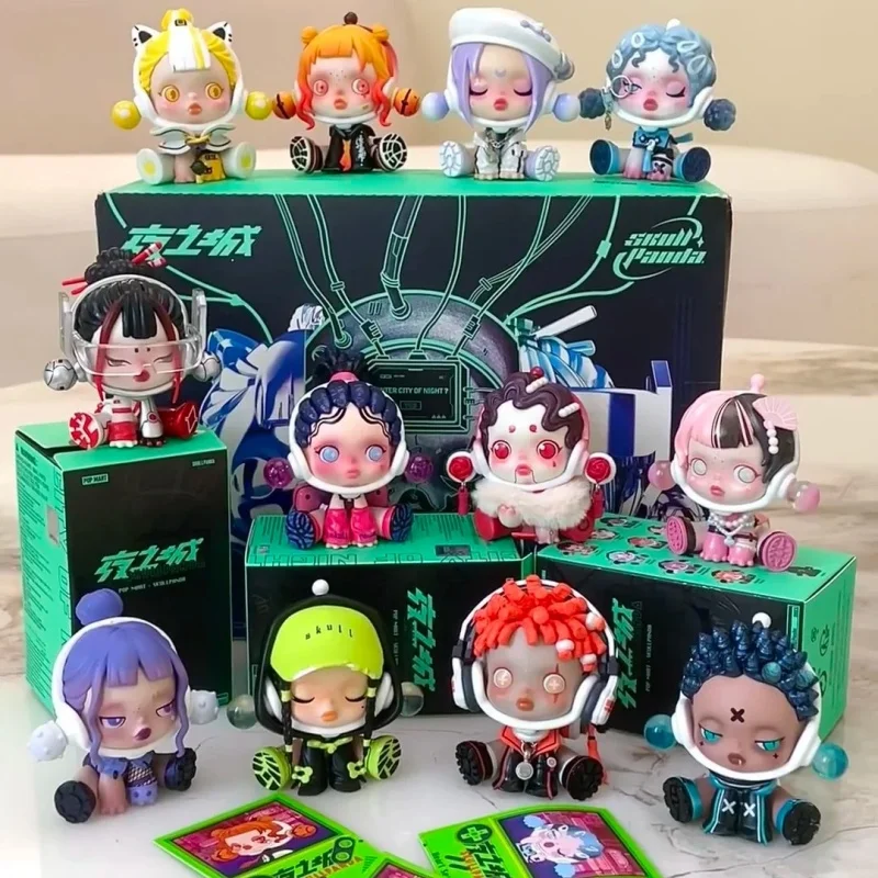Genuine Skullpanda City of Night Series Blind Box Kawaii Anime Figure Collectible Mystery Doll Decoration for Girls for Gift
Genuine Skullpanda City of Night Series Blind Box Kawaii Anime Figure Collectible Mystery Doll Decoration for Girls for Gift