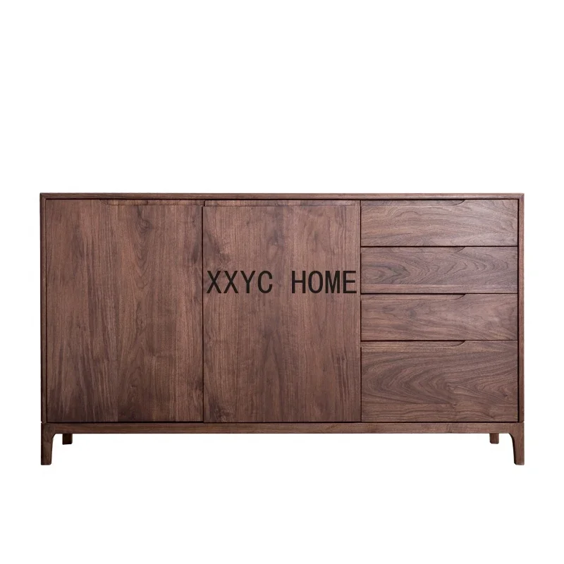 Североамериканский шкаф-буфет из черного орехового дерева, скандинавский современный шкаф из массива дерева с четырьмя ведрами, новый китайский дизайнерский чайный шкаф
Североамериканский шкаф-буфет из черного орехового дерева, скандинавский современный шкаф из массива дерева с четырьмя ведрами, новый китайский дизайнерский чайный шкаф