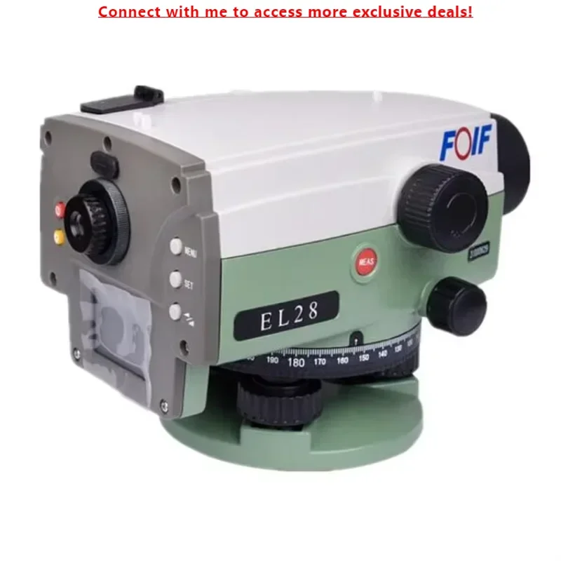 High Precision 28x Digital Level Measuring Instrument Over 100 Set In Stock Foif EL28 Level Automatic Optic
High Precision 28x Digital Level Measuring Instrument Over 100 Set In Stock Foif EL28 Level Automatic Optic