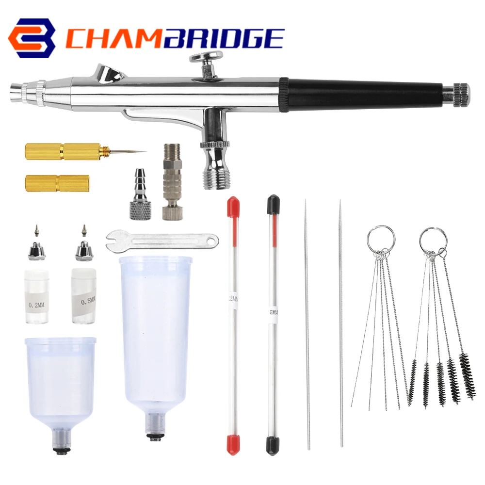0.2/0.3/0.5mm Gravity Feed Double Action Airbrush Nozzle Adjustable Spray Gun Cake Decorating Brushes Manicure Tool Accessories
0.2/0.3/0.5mm Gravity Feed Double Action Airbrush Nozzle Adjustable Spray Gun Cake Decorating Brushes Manicure Tool Accessories