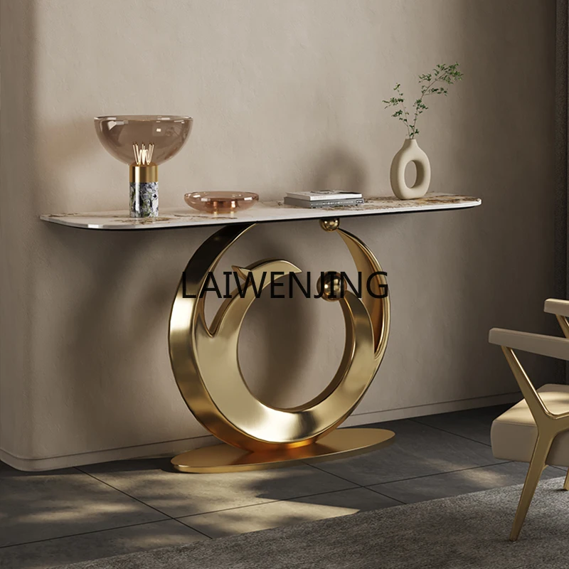 HLZ high-end art entrance table, entrance cabinet directly opposite the living room, light luxury semicircular entrance table
HLZ high-end art entrance table, entrance cabinet directly opposite the living room, light luxury semicircular entrance table