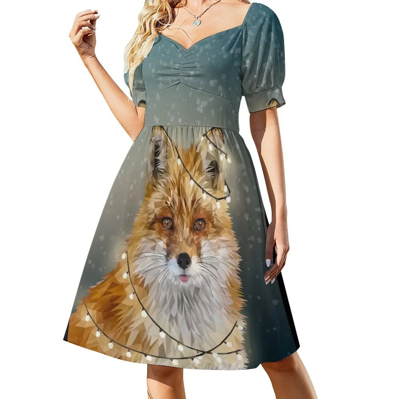 Bright Fox Sleeveless Dress elegant women's dresses sale summer dress korean women Dress
Bright Fox Sleeveless Dress elegant women's dresses sale summer dress korean women Dress
