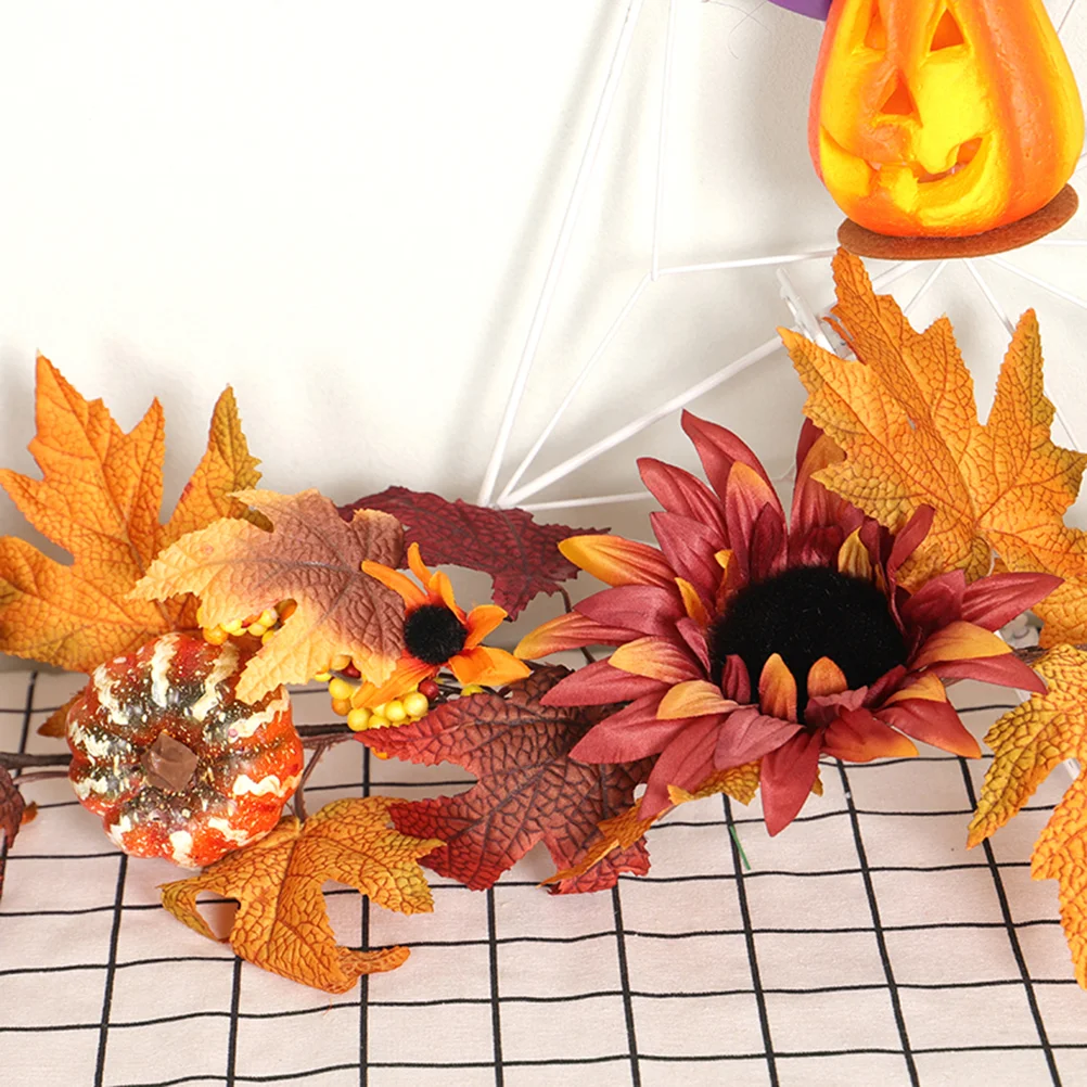 Harvest Sunflowers Maple Pumpkin Berry Canes Leaf Vine Artificial Decor Rattan Home Hanging Plastic
Harvest Sunflowers Maple Pumpkin Berry Canes Leaf Vine Artificial Decor Rattan Home Hanging Plastic