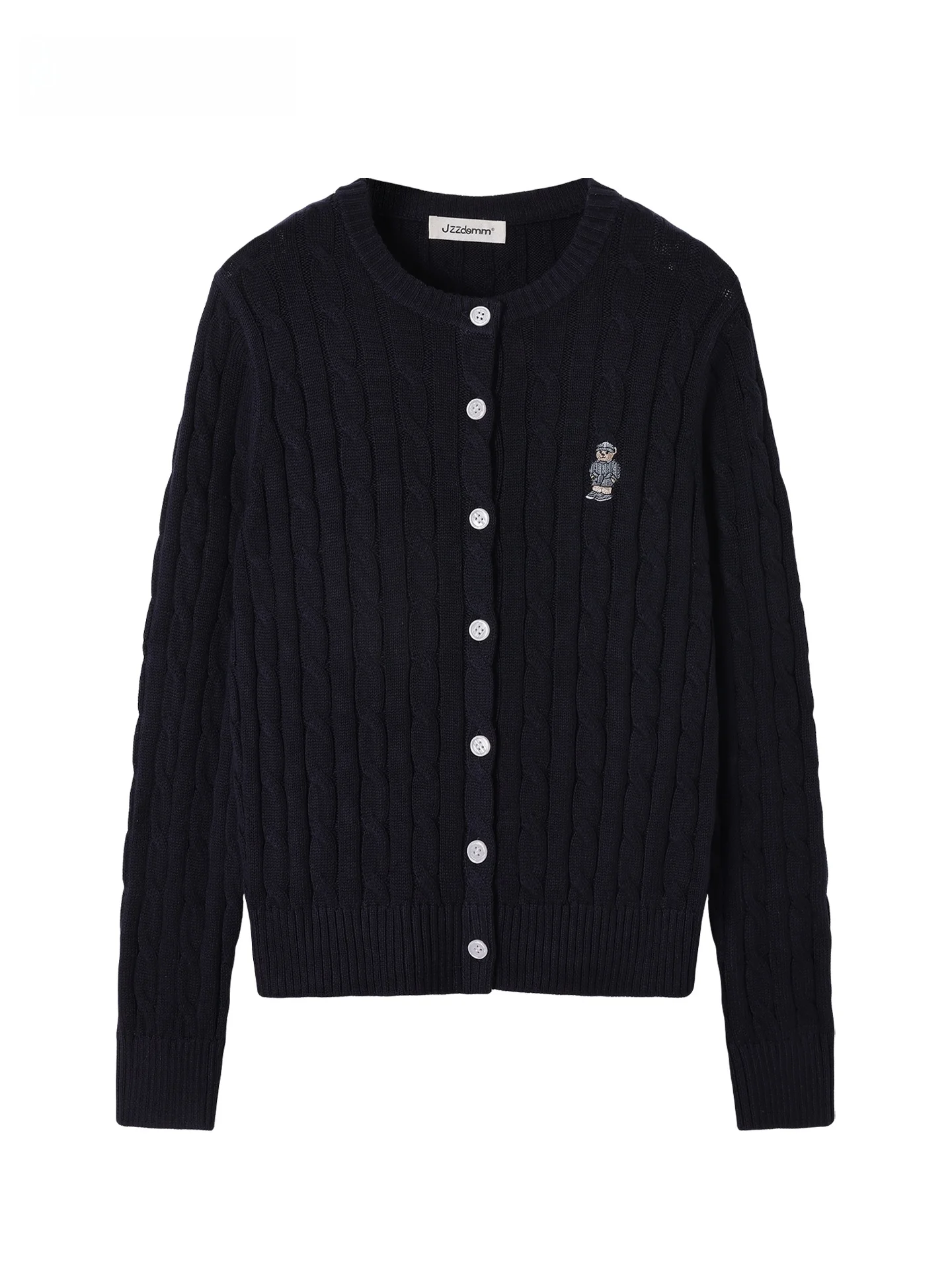 00% Cotton JZZDEMM College Sle Knitted Cardigan Women's Spring Autumn round Ne Sweater Jaet Bear Embroidery Soft Long ...
00% Cotton JZZDEMM College Sle Knitted Cardigan Women's Spring Autumn round Ne Sweater Jaet Bear Embroidery Soft Long ...