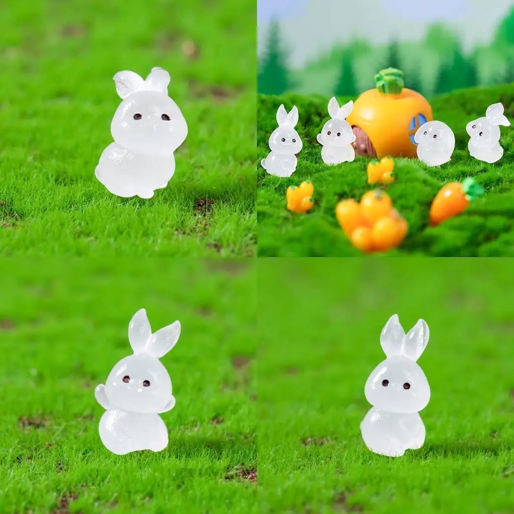 E8BD 8Pcs Luminescent Animal Figurines Mini Rabbit Figurine Micro Landscape Decoration 
E8BD 8Pcs Luminescent Animal Figurines Mini Rabbit Figurine Micro Landscape Decoration