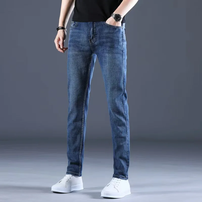 2025 New Style Business Men's Jeans Casual Straight Stretch Fashion Classic Blue Black Work Pant Denim Trousers Male Clothing
2025 New Style Business Men's Jeans Casual Straight Stretch Fashion Classic Blue Black Work Pant Denim Trousers Male Clothing