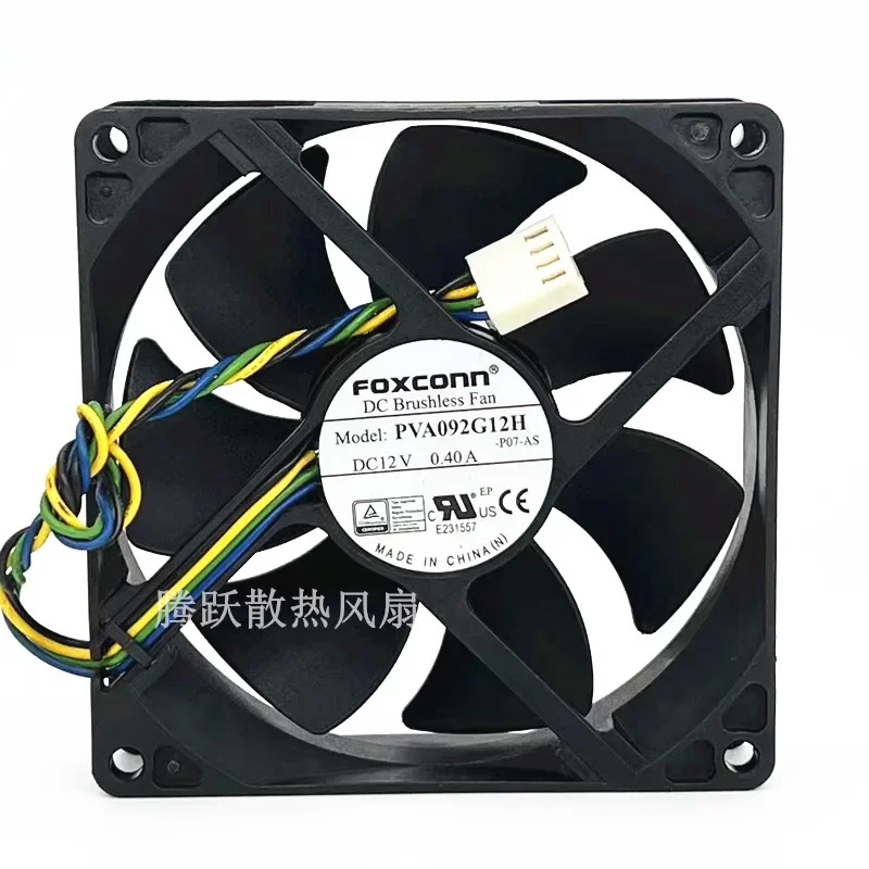 FOXCONN PVA092G12H DC 12V 0.40A 90x90x25mm 4-Wire Cooling Fan
FOXCONN PVA092G12H DC 12V 0.40A 90x90x25mm 4-Wire Cooling Fan