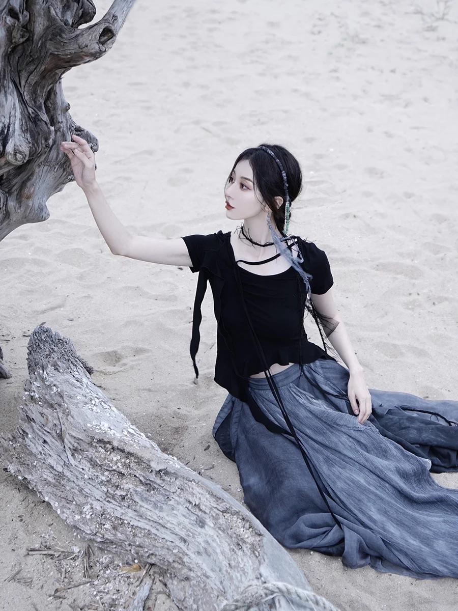 ONMOON Original Design Summer Women's T-irt ort Sve Cool Lightweight Bla Top round Ne Thin Regular Fit Cotton Blend
ONMOON Original Design Summer Women's T-irt ort Sve Cool Lightweight Bla Top round Ne Thin Regular Fit Cotton Blend