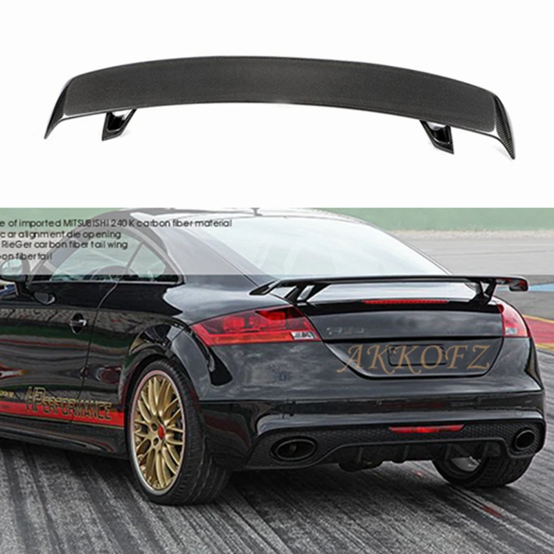 Для Audi TT TTS A3 S3 A4 A5 A6 S6 A7 A8 R8 Стайлинг автомобиля Универсальный спойлер из настоящего углеродного волокна, задняя отделка багажника, спойлер
Для Audi TT TTS A3 S3 A4 A5 A6 S6 A7 A8 R8 Стайлинг автомобиля Универсальный спойлер из настоящего углеродного волокна, задняя отделка багажника, спойлер