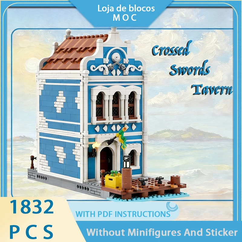 New Product MOC Building Blocks Tropical Seaside Model Seamen's Bay Cross Sword Inn Technology Modular Children's Toy DIY Set
New Product MOC Building Blocks Tropical Seaside Model Seamen's Bay Cross Sword Inn Technology Modular Children's Toy DIY Set