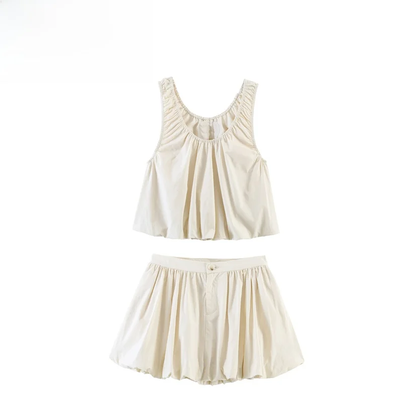 RS Fashion Balloon Sleeve Dress And Skirt Set Women's Spring Collection Short Length Two Piece Set Stylish And Trendy
RS Fashion Balloon Sleeve Dress And Skirt Set Women's Spring Collection Short Length Two Piece Set Stylish And Trendy