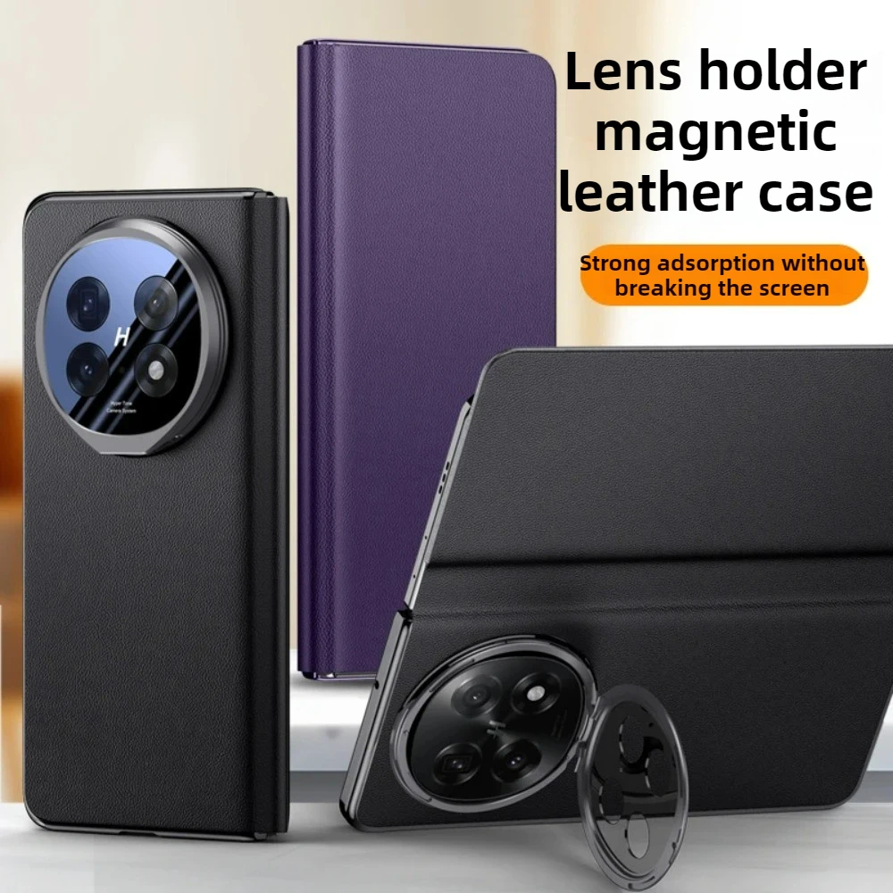 For OPPO FIND N5 5G Case Luxury Matte Leather Lens Bracket Magnetic Flip Cover Smart Window All Inclusive Shockproof Accessories
For OPPO FIND N5 5G Case Luxury Matte Leather Lens Bracket Magnetic Flip Cover Smart Window All Inclusive Shockproof Accessories