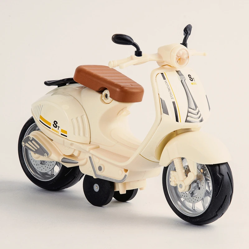 Simulated alloy 1:10 sound and light feedback small sheep motorcycle turning children's toy ornament gift
Simulated alloy 1:10 sound and light feedback small sheep motorcycle turning children's toy ornament gift