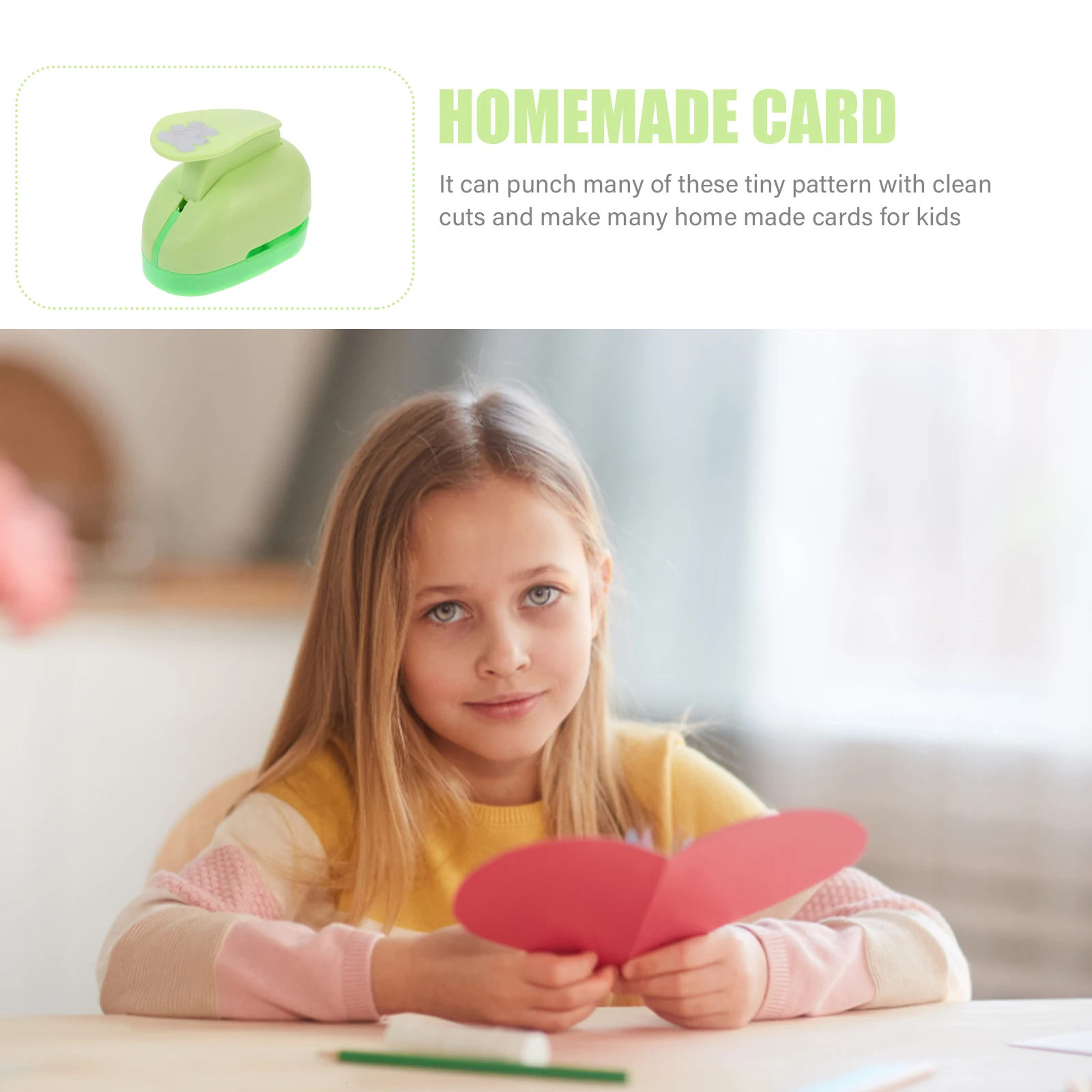 Scrapbooking Paper Punch Craft Puncher DIY Projects Kids Card Making Portable Lightweight Hole Embossing Device Decorative
Scrapbooking Paper Punch Craft Puncher DIY Projects Kids Card Making Portable Lightweight Hole Embossing Device Decorative