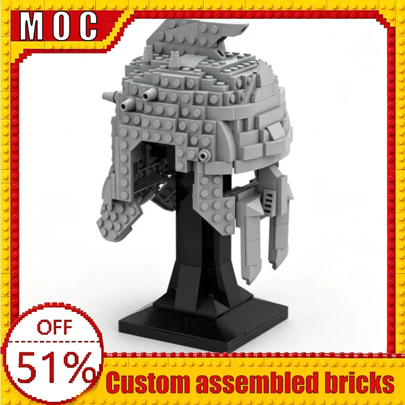 475PCS Gladiator Technology Character Hero Helmet Collection Custom Building Blocks MOC Model Educational Assembly Toy Display
475PCS Gladiator Technology Character Hero Helmet Collection Custom Building Blocks MOC Model Educational Assembly Toy Display
