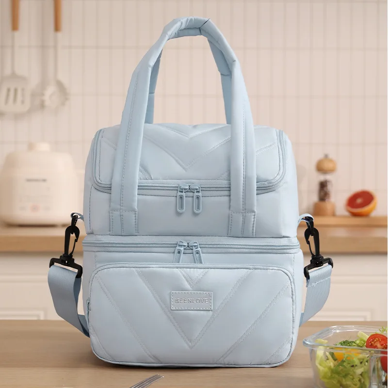 Insulated Lunch Bag, Large Thermal Cooler Tote for Work Picnic Camping, Leakproof Reusable Lunch Box for Women Men
Insulated Lunch Bag, Large Thermal Cooler Tote for Work Picnic Camping, Leakproof Reusable Lunch Box for Women Men