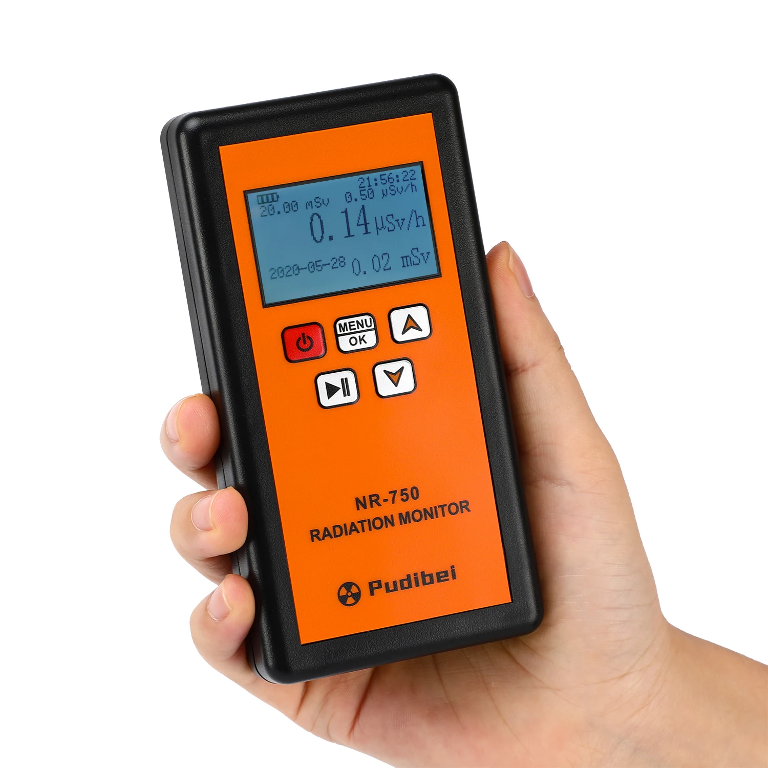 NR-750 Handheld Portable Nuclear Radiation Detector LCD Display Household Radioactive Tester
NR-750 Handheld Portable Nuclear Radiation Detector LCD Display Household Radioactive Tester