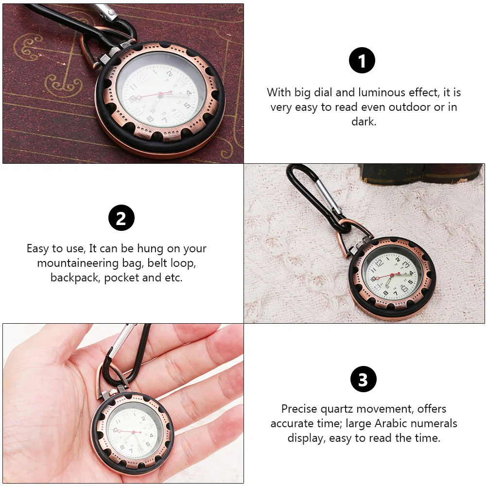 Fluorescent Mountaineering Watch Daily Fob Camping Backpack Hanging Men Large Dial Luminous Quartz Movement Outdoor Nurse Hiking
Fluorescent Mountaineering Watch Daily Fob Camping Backpack Hanging Men Large Dial Luminous Quartz Movement Outdoor Nurse Hiking