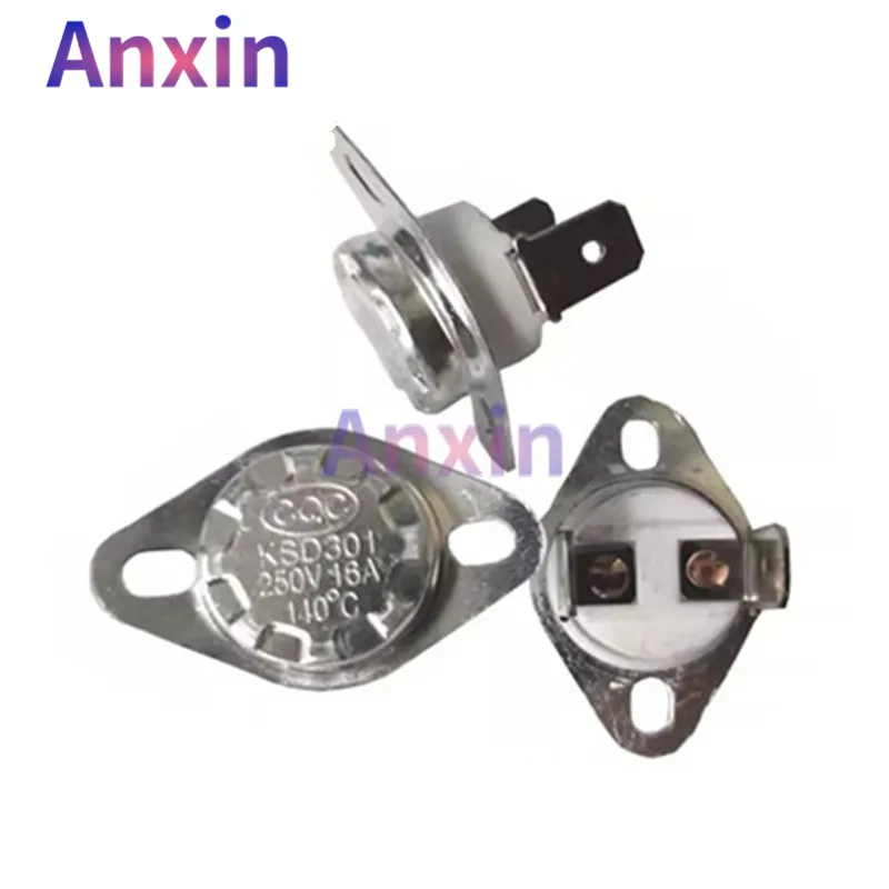 5PCS Bimetal Thermostat KSD301 10A 250V Normally Closed Temperature Switch Thermostat 40-190 Degree 50 60 70
5PCS Bimetal Thermostat KSD301 10A 250V Normally Closed Temperature Switch Thermostat 40-190 Degree 50 60 70