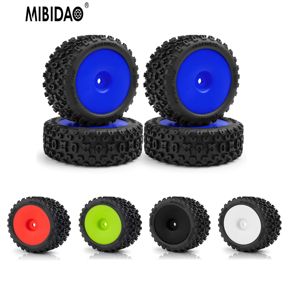 MIBIDAO 4Pcs RC Wheel Rim Rubber Tire for 1/18 Typhon Grom RC Buggy Car Upgrade Parts
MIBIDAO 4Pcs RC Wheel Rim Rubber Tire for 1/18 Typhon Grom RC Buggy Car Upgrade Parts