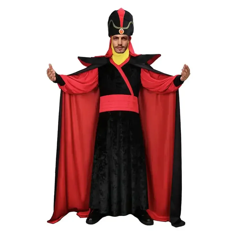 NEW Men's Jafar Cosplay Costume Moive Character Halloween Outfits Party Suit
NEW Men's Jafar Cosplay Costume Moive Character Halloween Outfits Party Suit