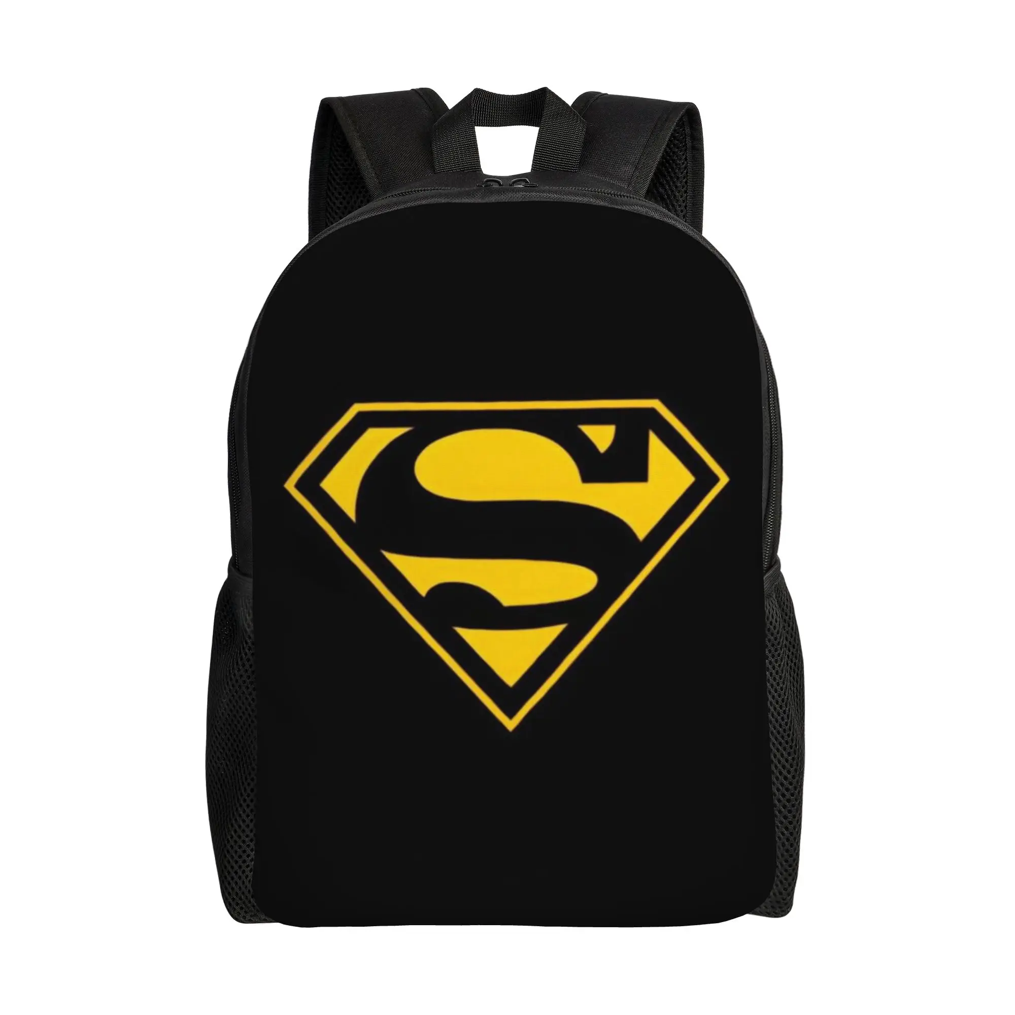 Back to school season Fashionable Black Storage Bag Superman Students Backpack
Back to school season Fashionable Black Storage Bag Superman Students Backpack