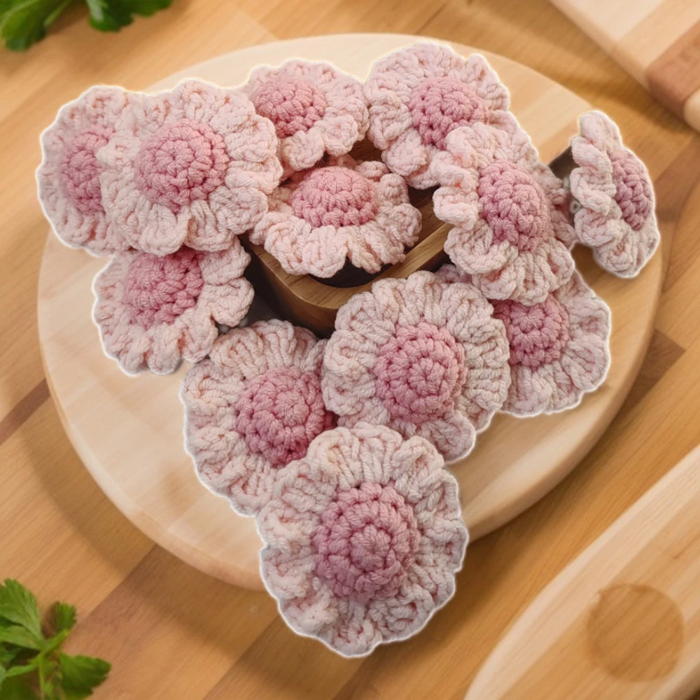 Маленькие ромашки DIY вязаные крючком цветы вязаные цветы аксессуары украшения декоративные цветы ручной работы 4 см 20 шт./лот
Маленькие ромашки DIY вязаные крючком цветы вязаные цветы аксессуары украшения декоративные цветы ручной работы 4 см 20 шт./лот